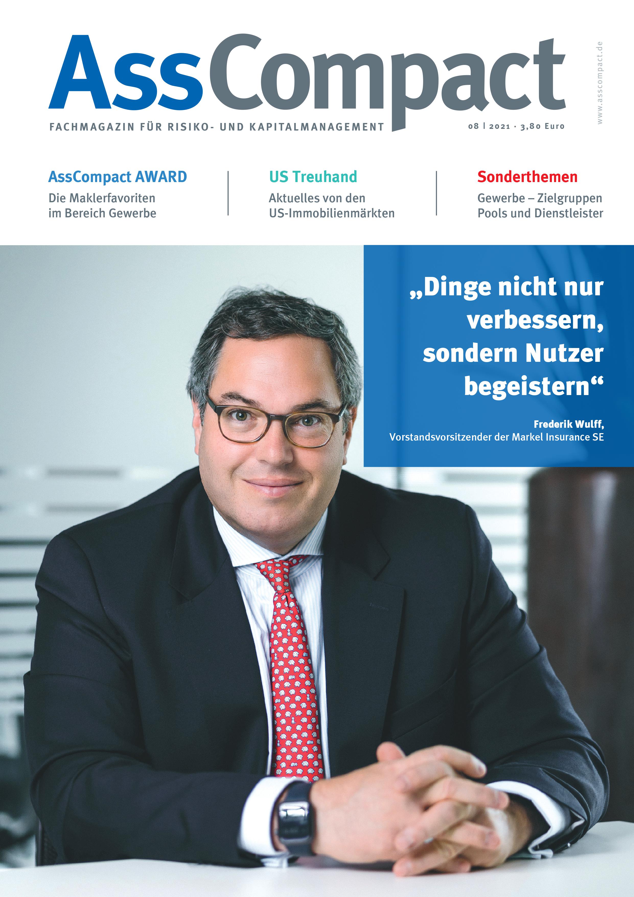 Asscompact 082021 Asscompact News Für Assekuranz Und Finanzwirtschaft 